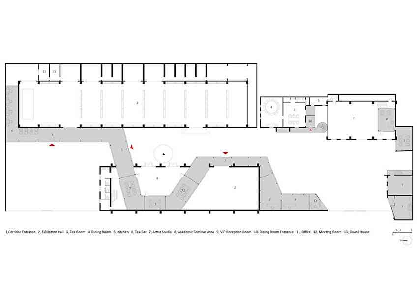 Arch Studio, Zi Bo The Great Wall Museum of Fine Art, China