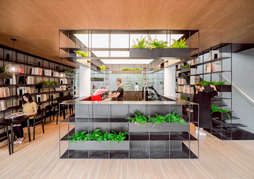 Arch Studio, Rongbaozhai Coffee Bookstore