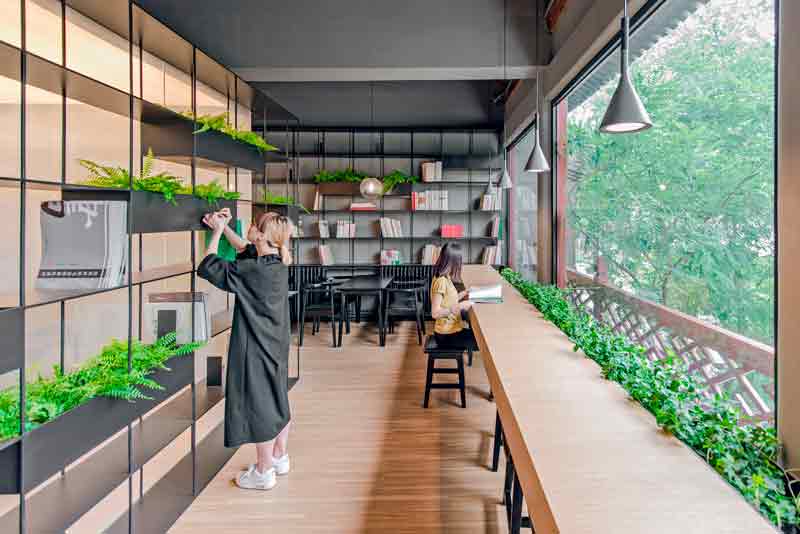 Arch Studio, Rongbaozhai Coffee Bookstore