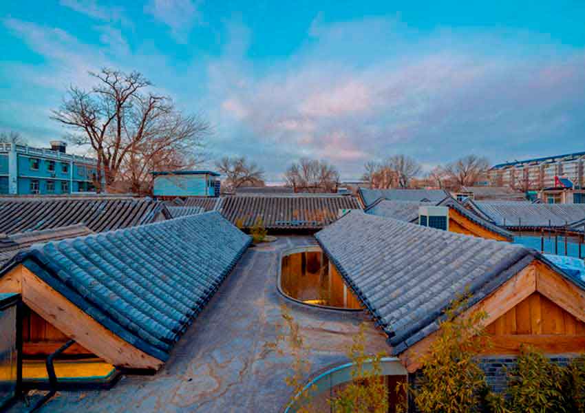 Arch Studio, Tea House in Hutong, China, Beijing, Hutong