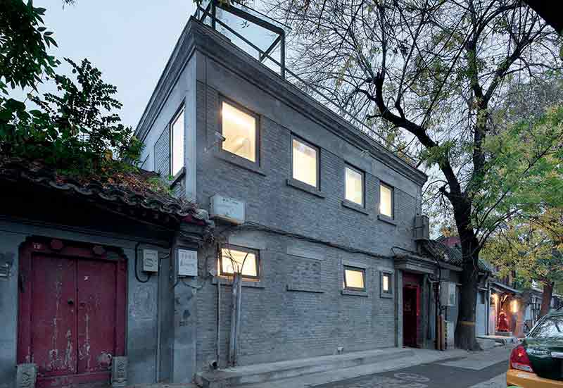 Arch Studio, Tea House in Hutong, China, Beijing, Hutong