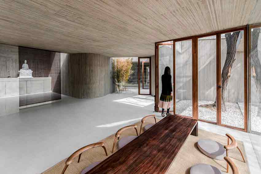 ARCHSTUDIO, Tangshan, Hebei, China, ARCHITECTURE, Design, Interiores, Interiors, Waterside Buddhist Shrine,Buddhist