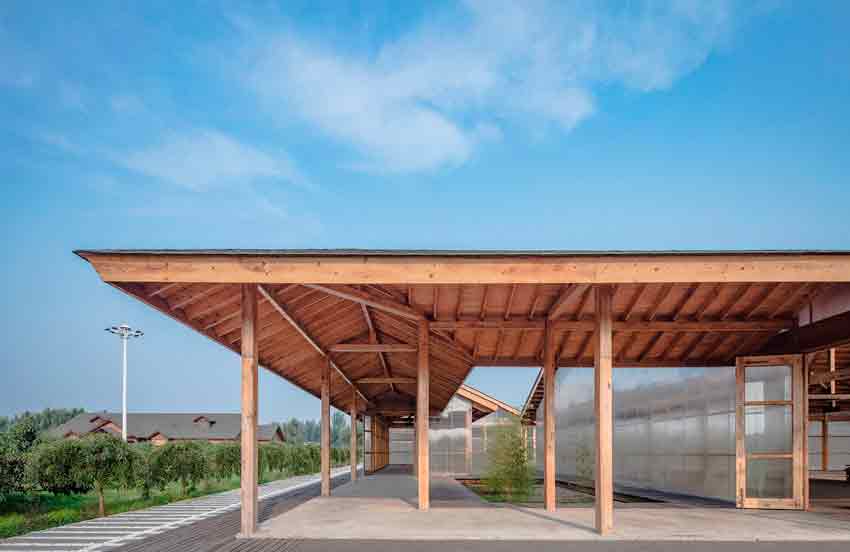 Arch Studio, HAN Wen-Qiang, architecture, organic farm, Hebei Province, China