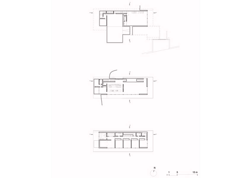 ATELIER CENTRAL ARQUITECTOS, Paço d'Arcos houses, José Martinez Silva, Lisbon, Portugal, Architecture, Concrete