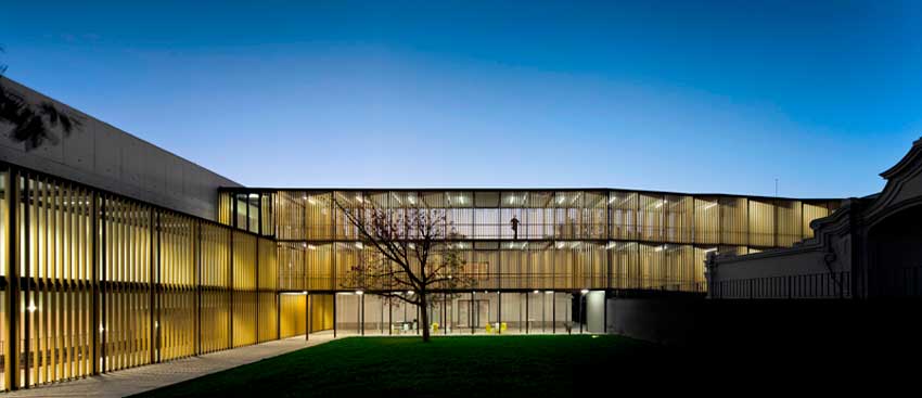 ATELIER CENTRAL ARQUITECTOS, Vergilio Ferreira school, José Martinez Silva, Lisbon, Portugal, Architecture, Concrete