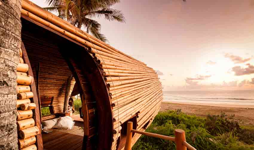 Treehouse Suite at Playa Viva Sustainable Boutique Hotel, Mexico, Deture Culsign, Architecture, bamboo, Chicago, USA