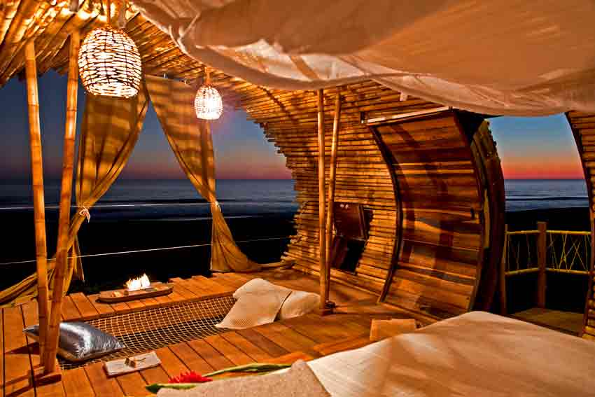 Treehouse Suite at Playa Viva Sustainable Boutique Hotel, Mexico, Deture Culsign, Architecture, bamboo, Chicago, USA