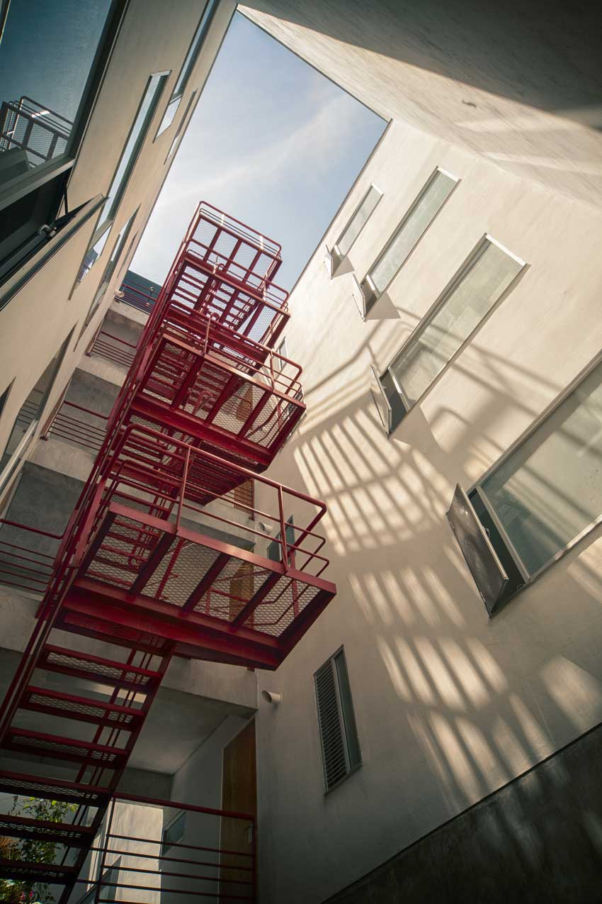 Mexico, Architecture, EDAA,Yácatas 475, building, windows, arquitectura