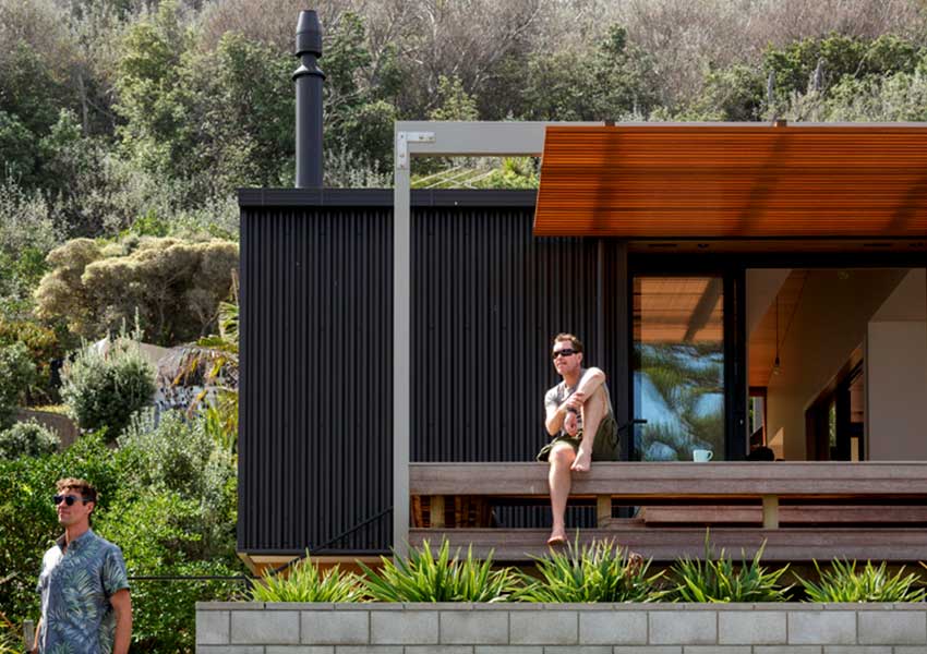 offSET Shed House, New Zealand, Gisborne, Irving Smith Architects, house, beach, sea