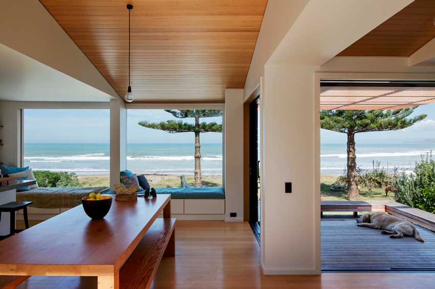 offSET Shed House, New Zealand, Gisborne, Irving Smith Architects, house, beach, sea