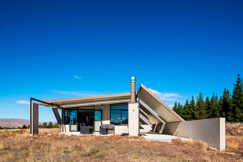 Alexandra Tent House, New Zealand, frontier, Irving Smith Architects, house, southern New Zealand, inland