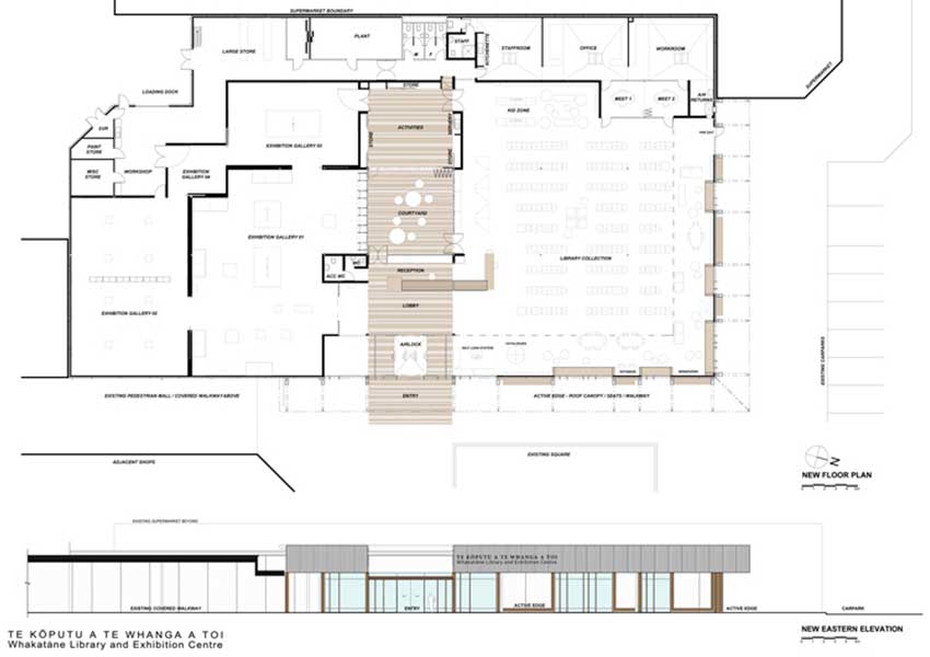 Whakatane Library  Exhibition Centre, New Zealand, Irving Smith Architects, Library, Exhibition Centre