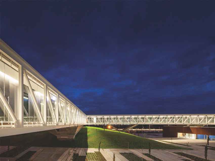 Óbidos Technological Park, Óbidos, Lisbon, Portugal, Architecture, Jorge Mealha, Living, white, Concrete