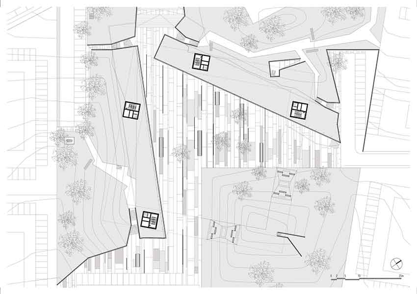 Óbidos Technological Park, Óbidos, Lisbon, Portugal, Architecture, Jorge Mealha, Living, white, Concrete