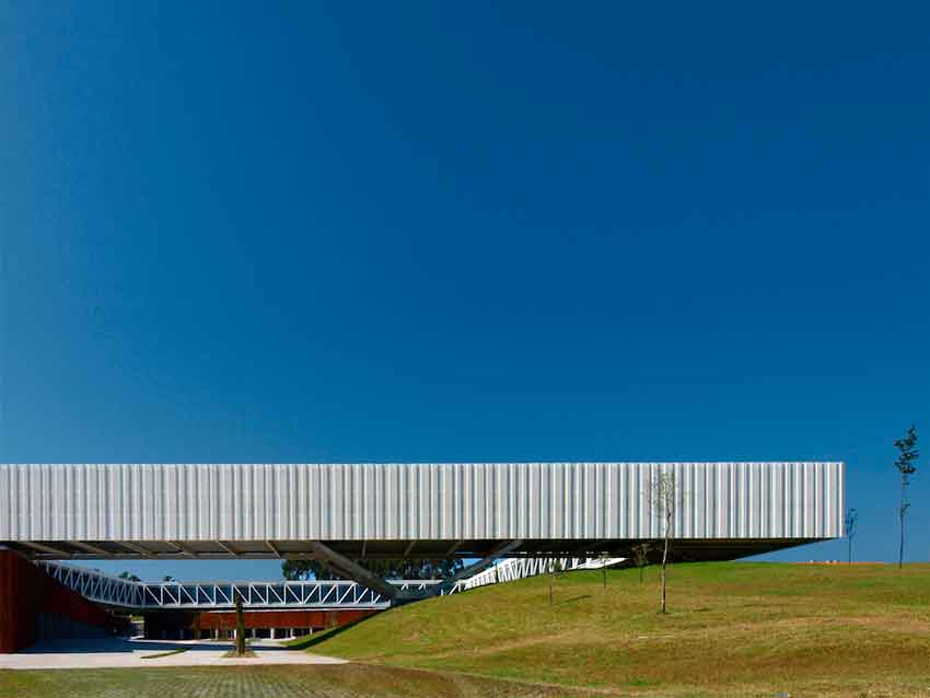 Óbidos Technological Park, Óbidos, Lisbon, Portugal, Architecture, Jorge Mealha, Living, white, Concrete