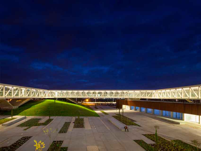 Óbidos Technological Park, Óbidos, Lisbon, Portugal, Architecture, Jorge Mealha, Living, white, Concrete