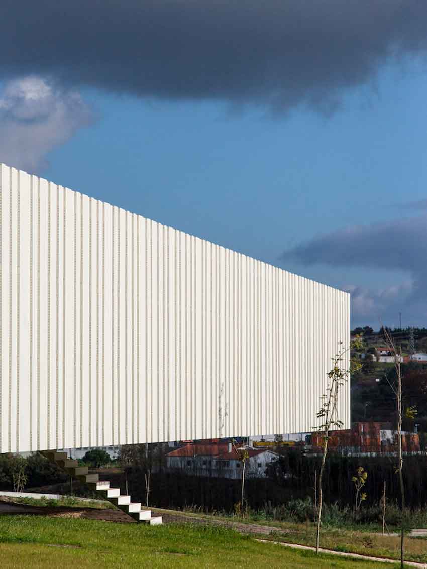 Óbidos Technological Park, Óbidos, Lisbon, Portugal, Architecture, Jorge Mealha, Living, white, Concrete