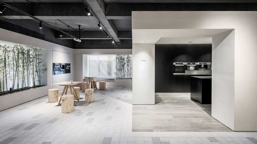 Lukstudio, Beijing, China, arquitectura, arquitetura, Design, Interiores, Interiors, The Culinary Village: Arda Showroom, Arda Kitchen Appliances