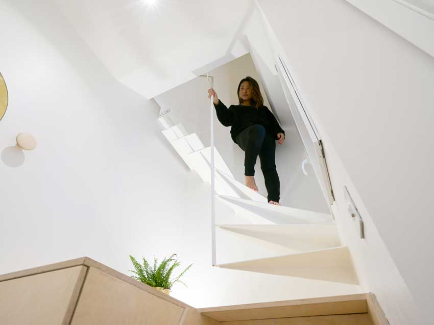 Nathalie Eldan Architecture, France, Paris, Charonne, design, architecture, Interiors, Urban cocoon