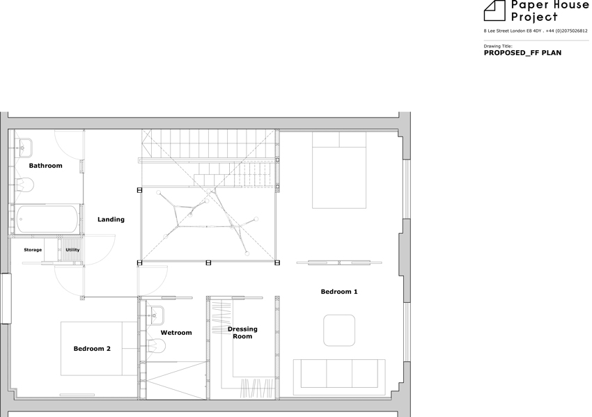 Florida Street House, London, Architecture, Paper House Project