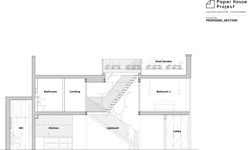 Florida Street House, London, Architecture, Paper House Project