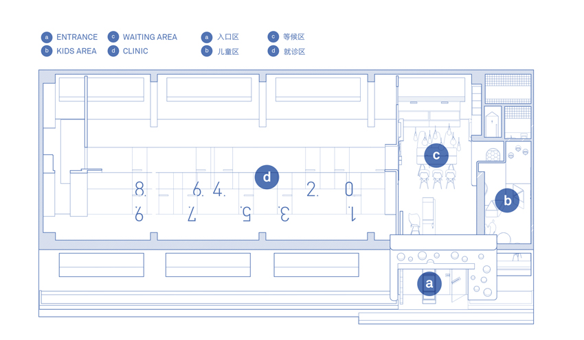 RIGI design, Liu Kai, China, Beijing, A warm clinic, Rigi design office, design, architecture