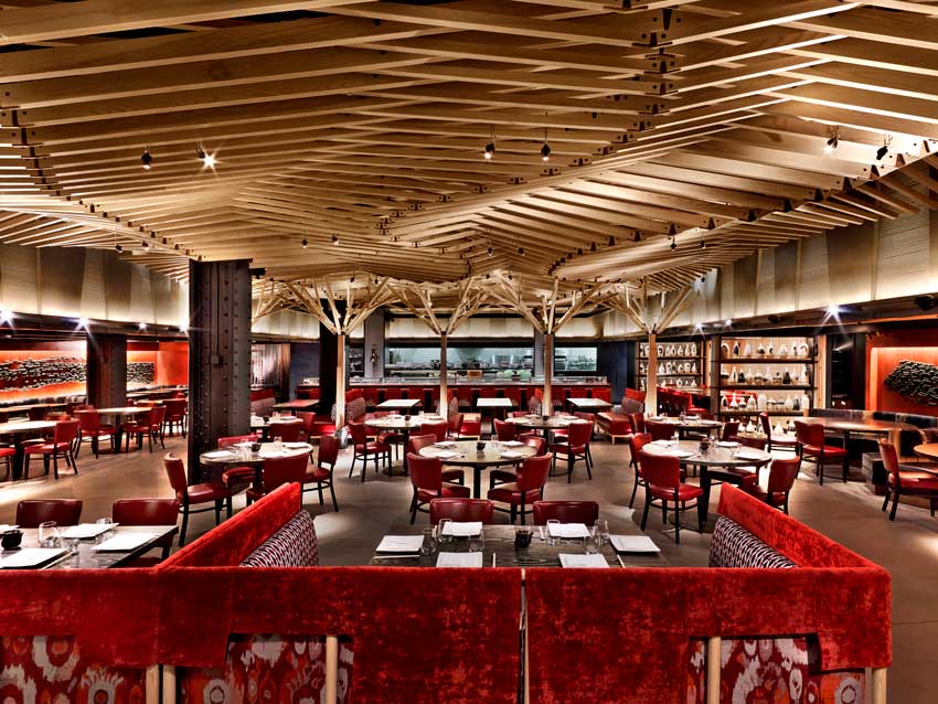 David Rockwell, Rockwell Group, NOBU Downtown, NOBU style, japanese restaurant, sushi, New York, Arquitectura, Design, Interiores, Interiors,luxury, real estate, restaurante, food, foodie, Architecture, design, USA, America