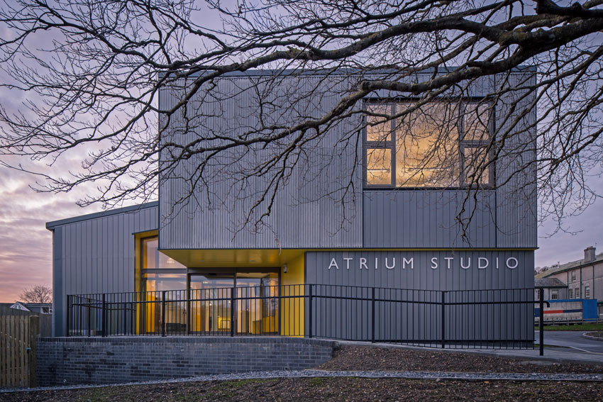 Satellite Architects, England, UK, Architecture, Heatherlands House, Atrium Studio School, River Cottage Cookery School