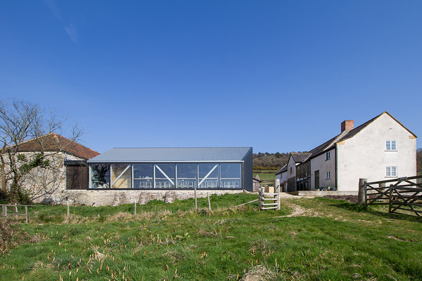 Satellite Architects, England, UK, Architecture, Heatherlands House, Atrium Studio School, River Cottage Cookery School