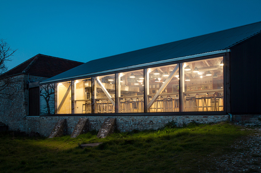 Satellite Architects, England, UK, Architecture, Heatherlands House, Atrium Studio School, River Cottage Cookery School