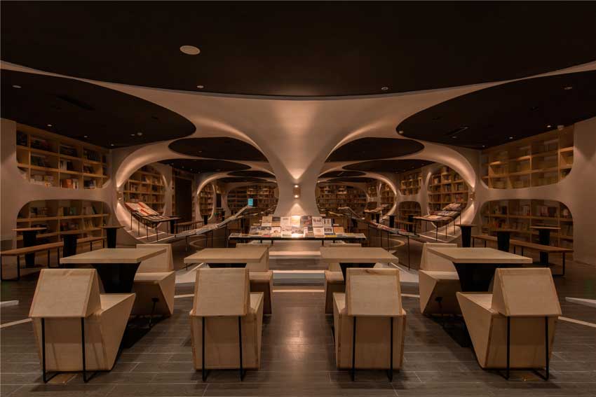 XL-Living, Yangzhou Zhongshuge, Beijing, China, Bookstore,,Li Xiang, architecture