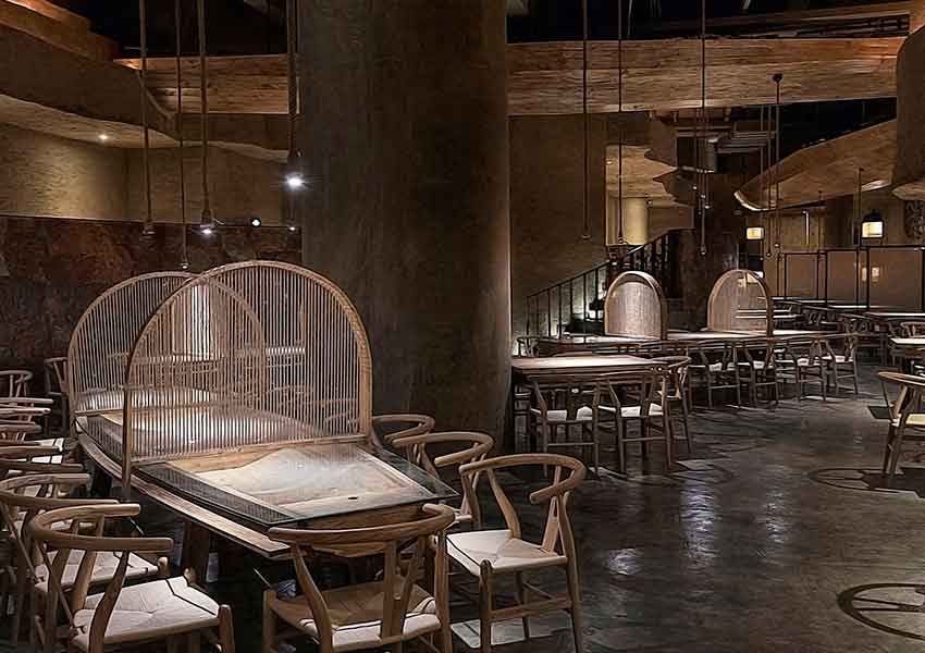 Pu Zao Restaurant, China, Architecture