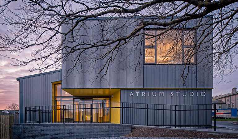 Satellite Architects, England, UK, Architecture, Heatherlands House, Atrium Studio School, River Cottage Cookery School